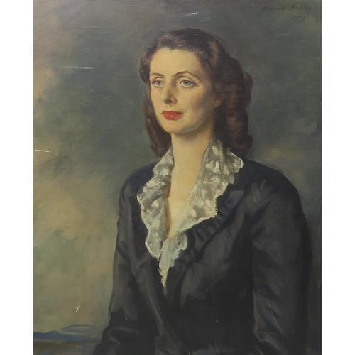 3010A - SIR OSWALD HORNBY JOSEPH BIRLEY MC RA ROI (1880-1952)PORTRAIT OF RUTH PALLANT (b.IRELAND 1902-1972)O... 