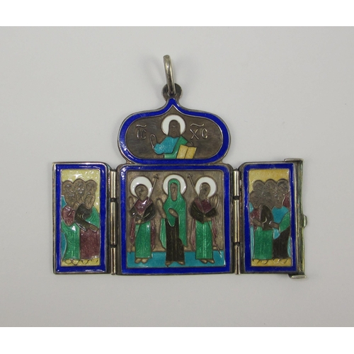 120 - A Russian travelling icon Pendant