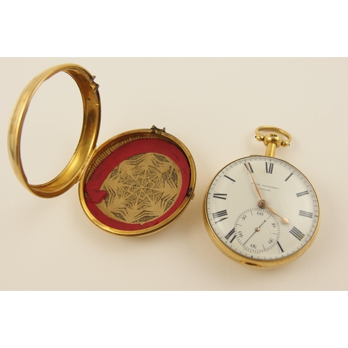 21 - An 18ct pair cased pocket watch