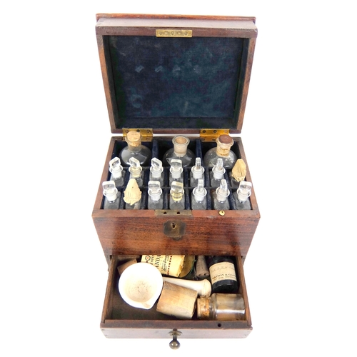 297 - A 19th Century mahogany medicine cabinet