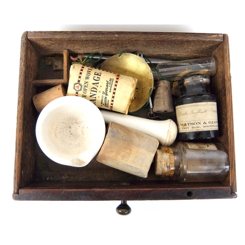 297 - A 19th Century mahogany medicine cabinet