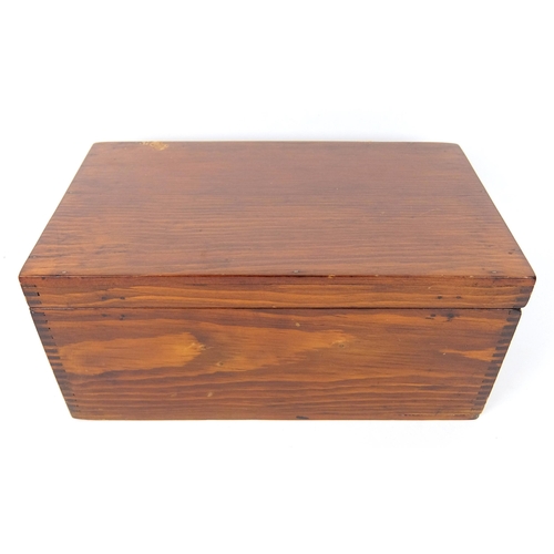 305 - A 19th Century mahogany tea caddy