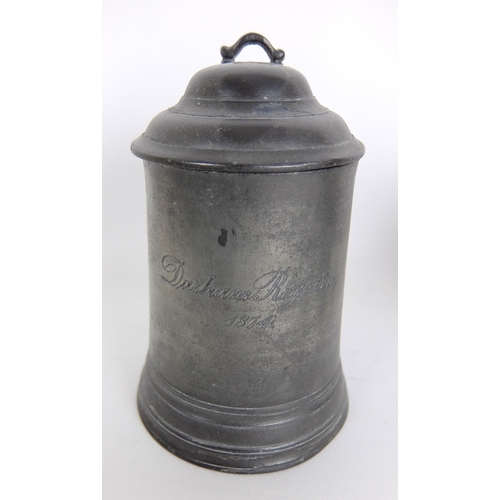 310 - A large collection of 19th Century pewter