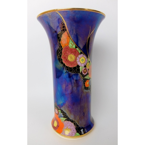 696 - A Carlton Ware Art Deco Fairy pattern vase