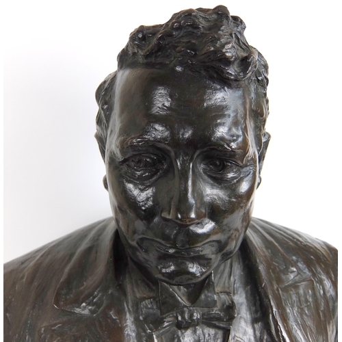 700 - BRONZE PORTRAIT BUST OF BROTHER SCHUERMANS  1922