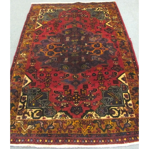 820 - Persian Hamadan floor rug