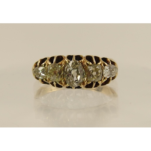 105 - A Edwardian old cut diamond ring