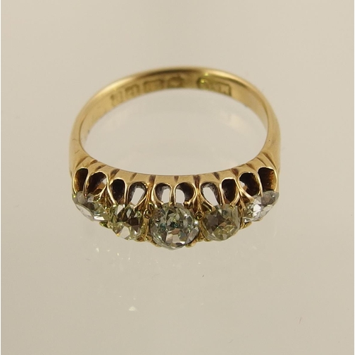 105 - A Edwardian old cut diamond ring