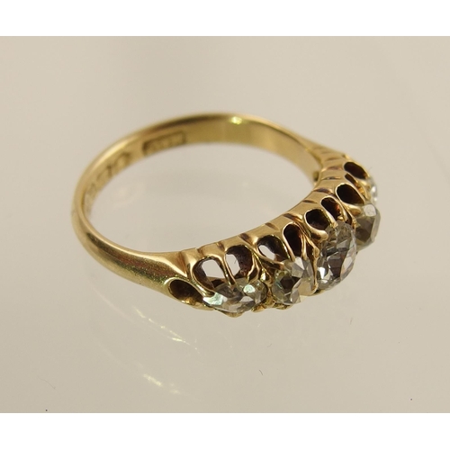 105 - A Edwardian old cut diamond ring