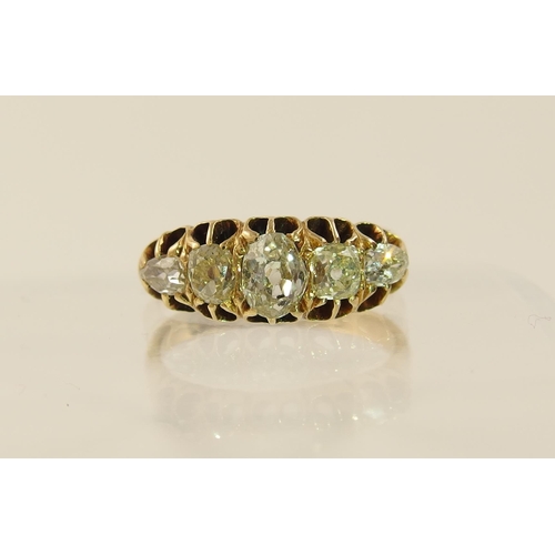 105 - A Edwardian old cut diamond ring