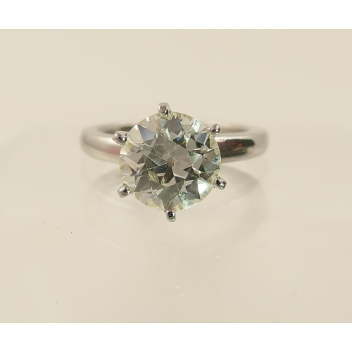 116 - A 2.25ct diamond solitaire ring