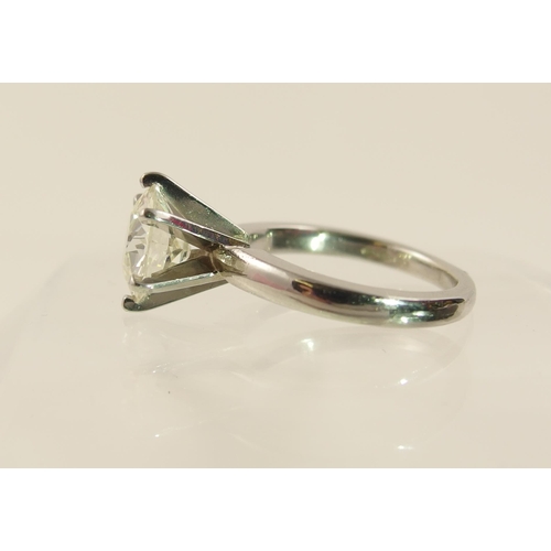 116 - A 2.25ct diamond solitaire ring