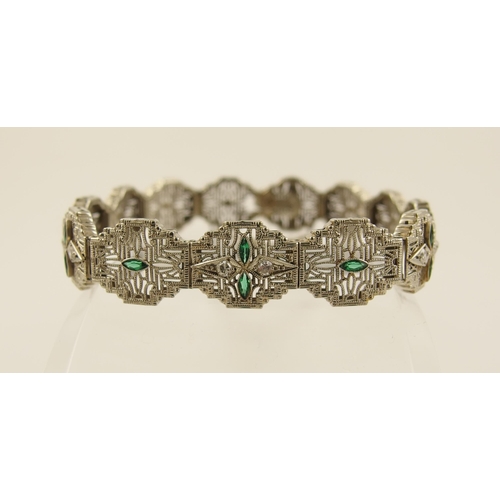 130A - An Art Deco style bracelet