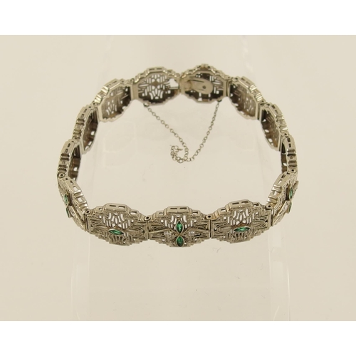 130A - An Art Deco style bracelet