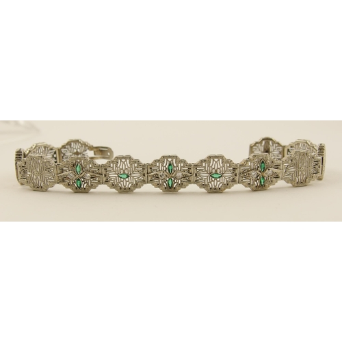 130A - An Art Deco style bracelet