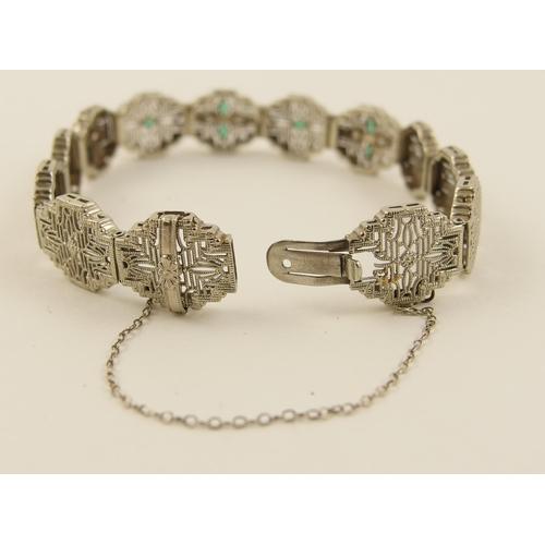 130A - An Art Deco style bracelet