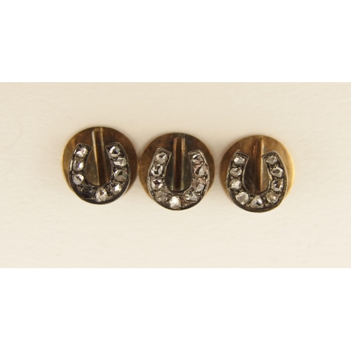 134A - A cased set of diamond studs