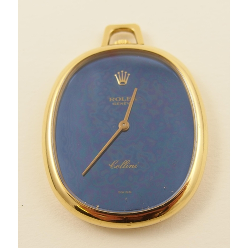 17 - A ladies 18ct Rolex Cellini pendant watch