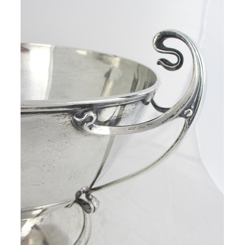 172 - A large silver trophy bowl by Elkington & Company