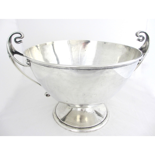 172 - A large silver trophy bowl by Elkington & Company