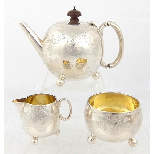 179A - A Bachelor's Victorian silver tea service