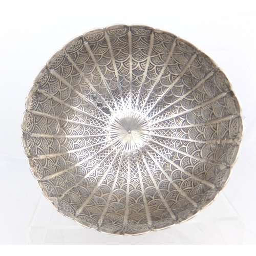 180A - An Eastern white metal bowl