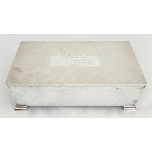 181A - A Silver cigarette box