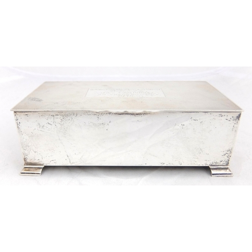 181A - A Silver cigarette box