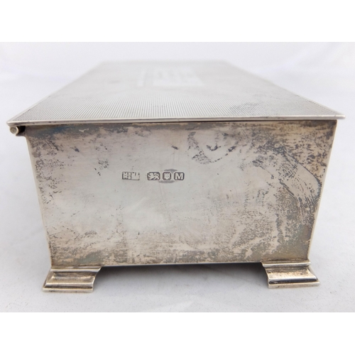 181A - A Silver cigarette box