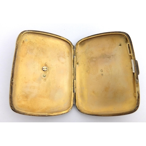 182 - A pair of ladies and gents silver cigarette cases