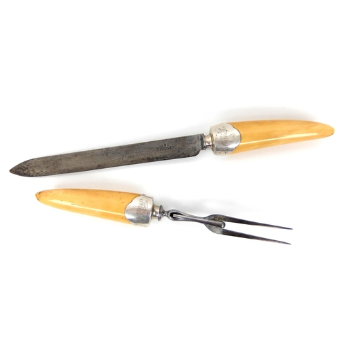 183A - A cased two piece carving set