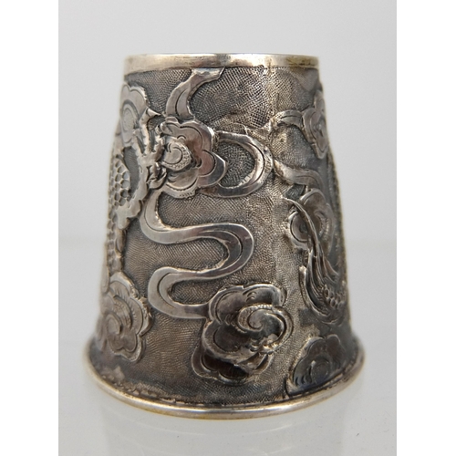 187A - A Chinese export silver tot cup