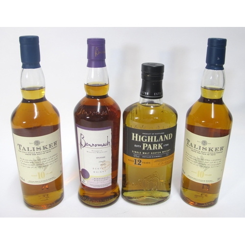 218 - Two bottles of Talisker 10 year old Single Malt Scotch whisky