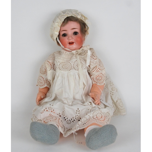 242 - A Burggrub bisque-head character doll