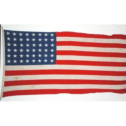 261 - A rare and historically important American flag