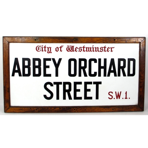 280 - A City of Westminster ceramic street sign