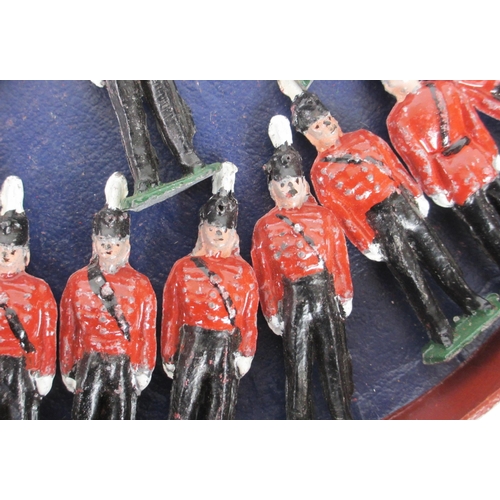 281 - A collection of painted lead model soldiers