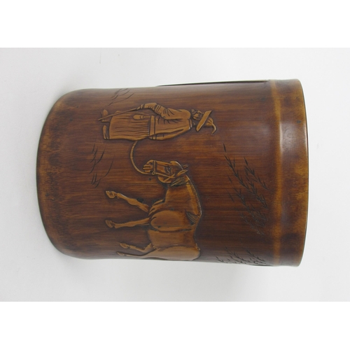 530 - A bamboo brushpot