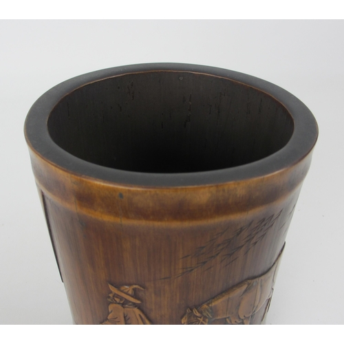 530 - A bamboo brushpot