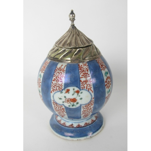 544 - Three Chinese Imari canisters