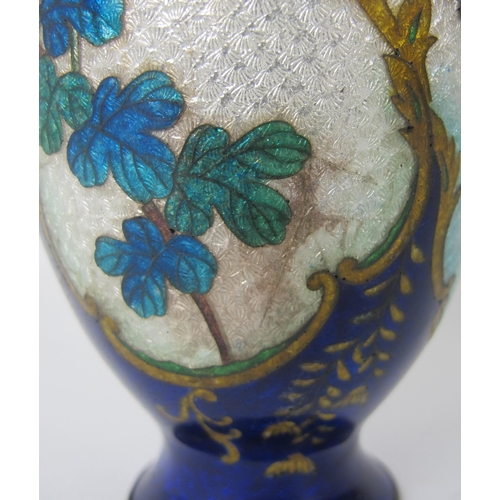 544A - A Cloisonne vase