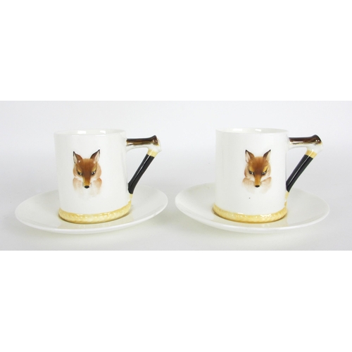 670A - A Royal Doulton 'Reynard the Fox' design coffee set