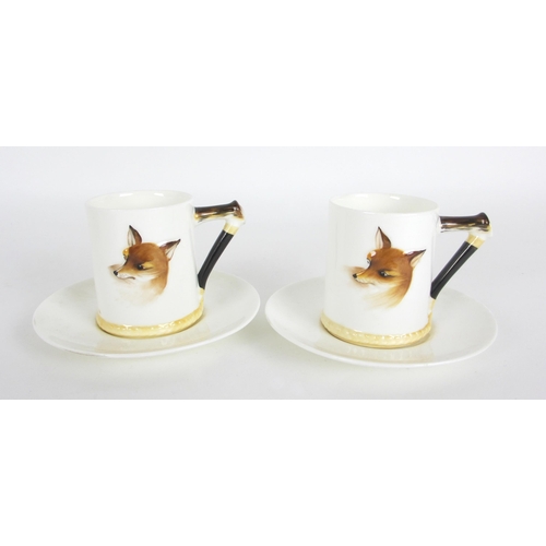 670A - A Royal Doulton 'Reynard the Fox' design coffee set