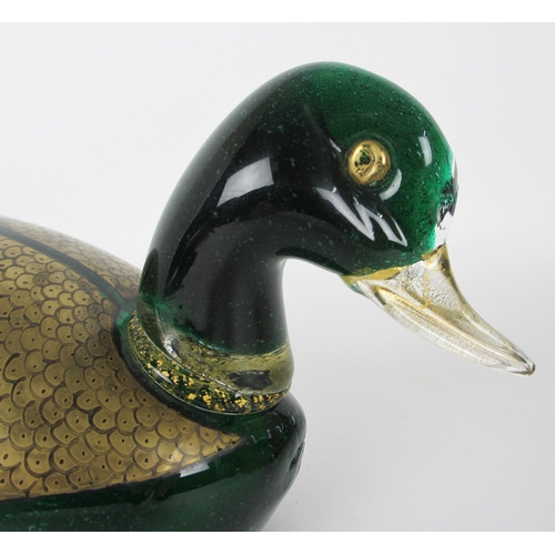 674B - A pair of Galliom Murano glass ducks