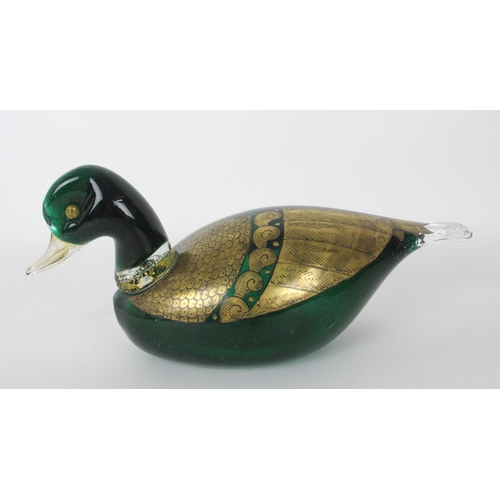 674B - A pair of Galliom Murano glass ducks