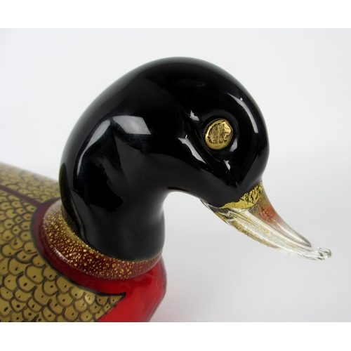 674B - A pair of Galliom Murano glass ducks