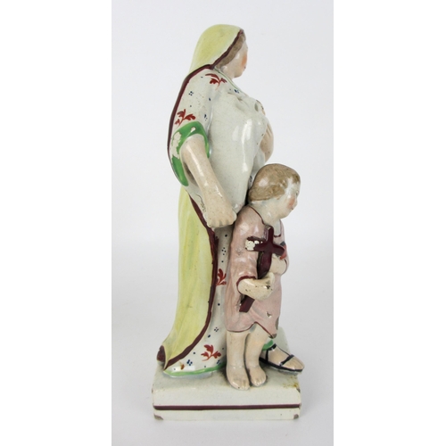 675L - Three Staffordshire figures