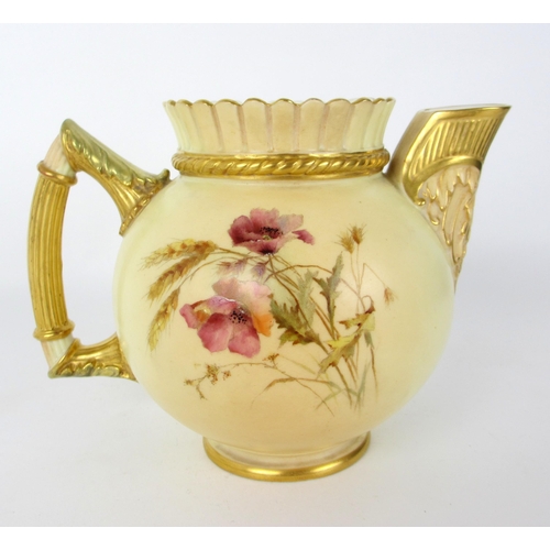 675M - A Royal Worcester aesthetic movement jug