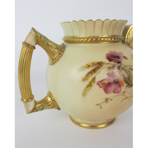 675M - A Royal Worcester aesthetic movement jug