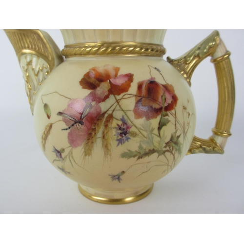 675M - A Royal Worcester aesthetic movement jug